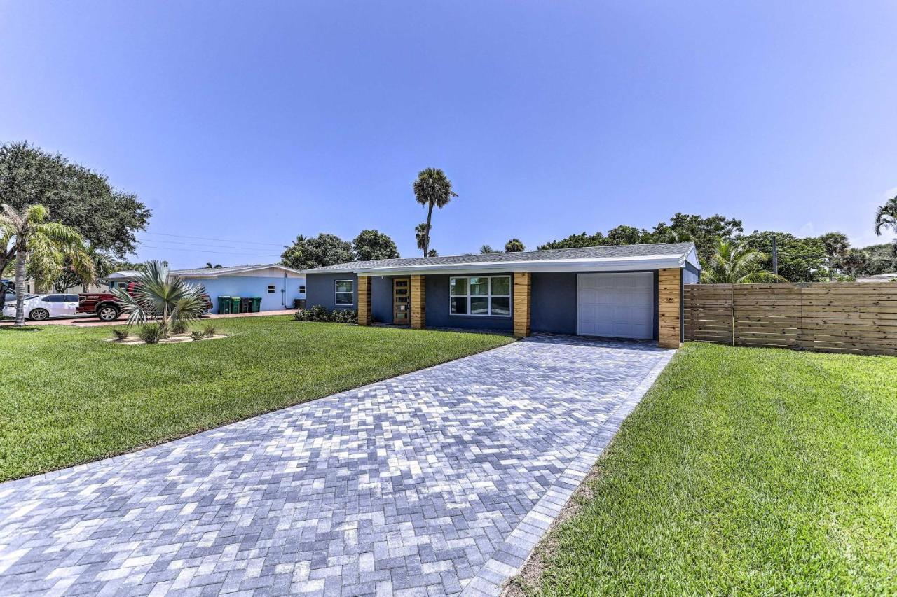Beach House With Outdoor Kitchen, Walk To Coast Cocoa Beach Luaran gambar