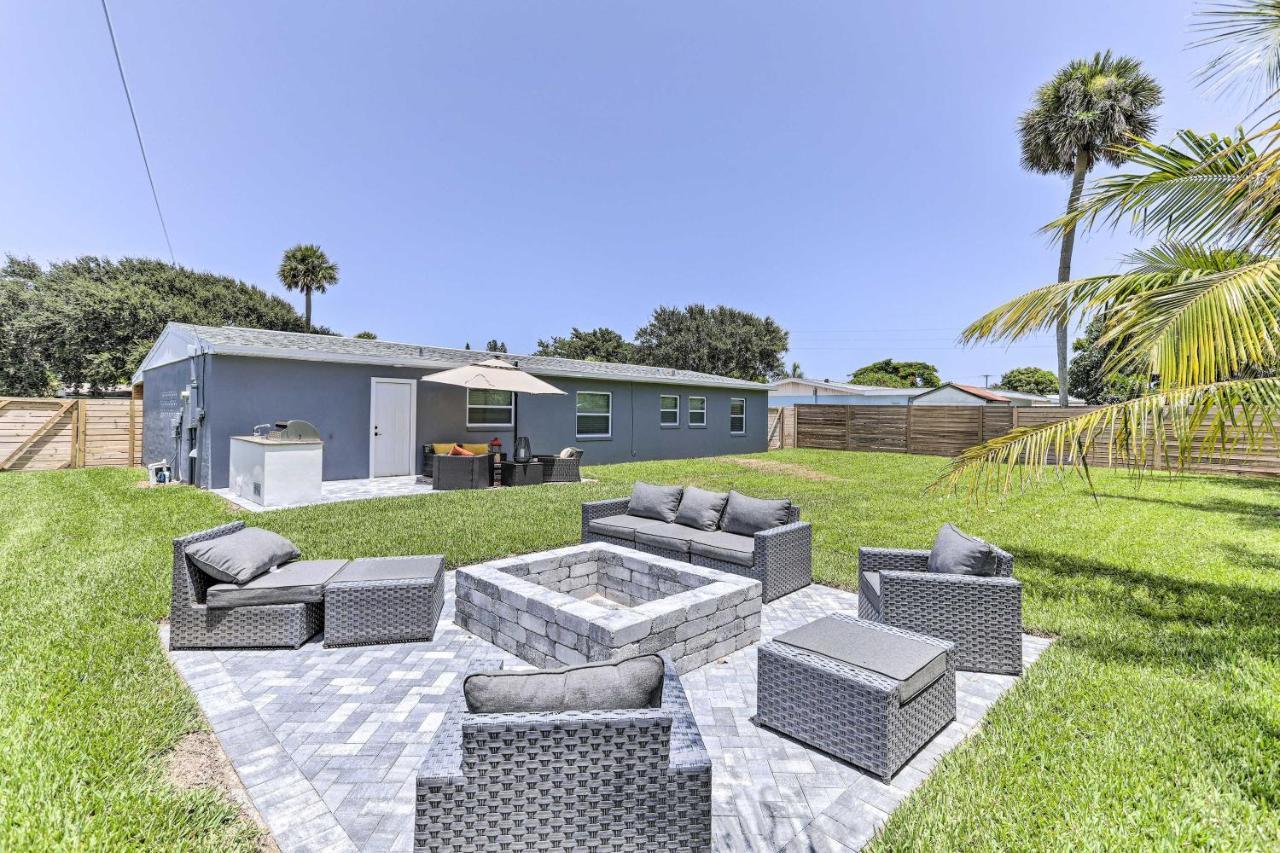 Beach House With Outdoor Kitchen, Walk To Coast Cocoa Beach Luaran gambar