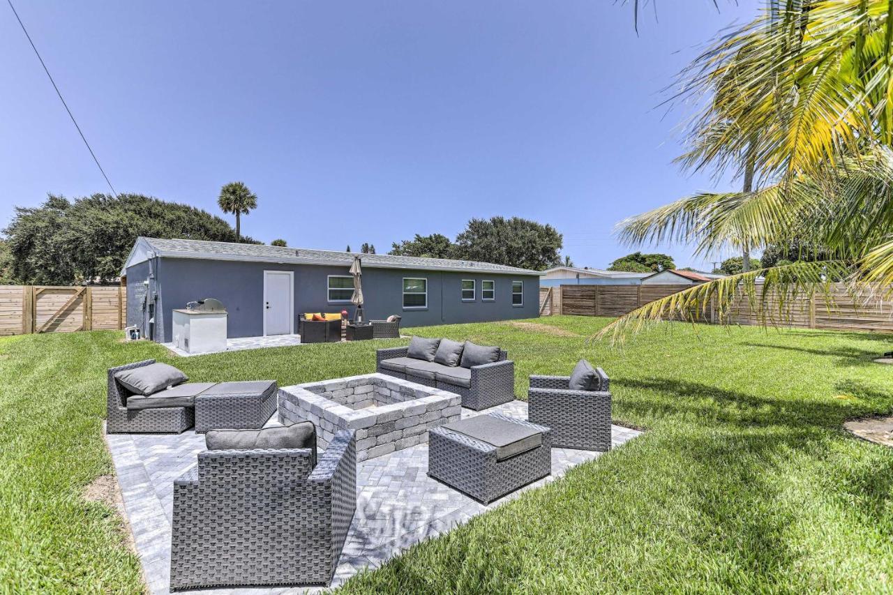 Beach House With Outdoor Kitchen, Walk To Coast Cocoa Beach Luaran gambar