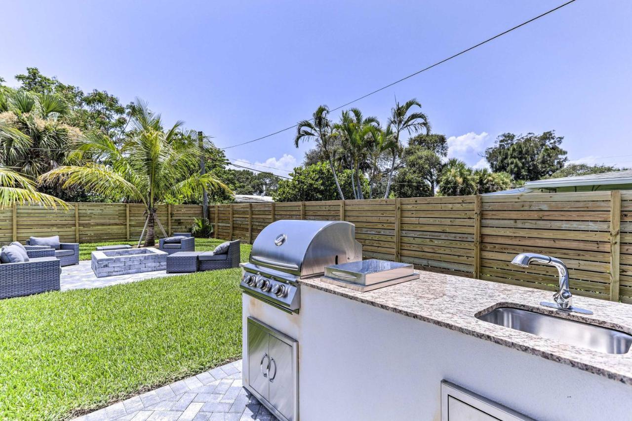 Beach House With Outdoor Kitchen, Walk To Coast Cocoa Beach Luaran gambar