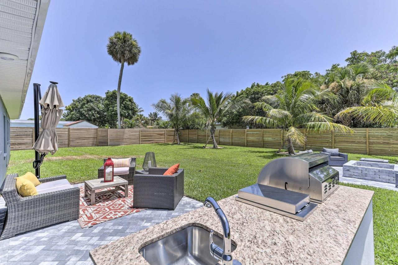 Beach House With Outdoor Kitchen, Walk To Coast Cocoa Beach Luaran gambar
