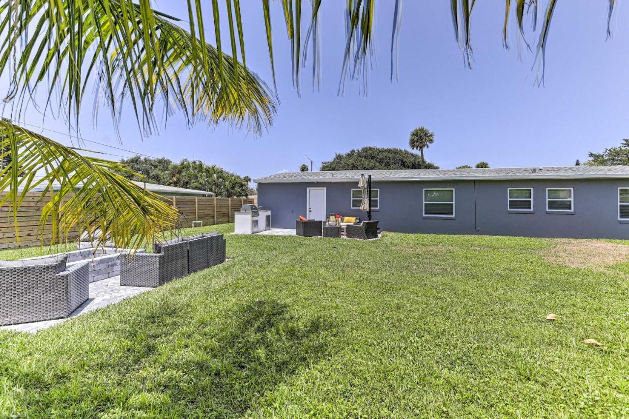 Beach House With Outdoor Kitchen, Walk To Coast Cocoa Beach Luaran gambar